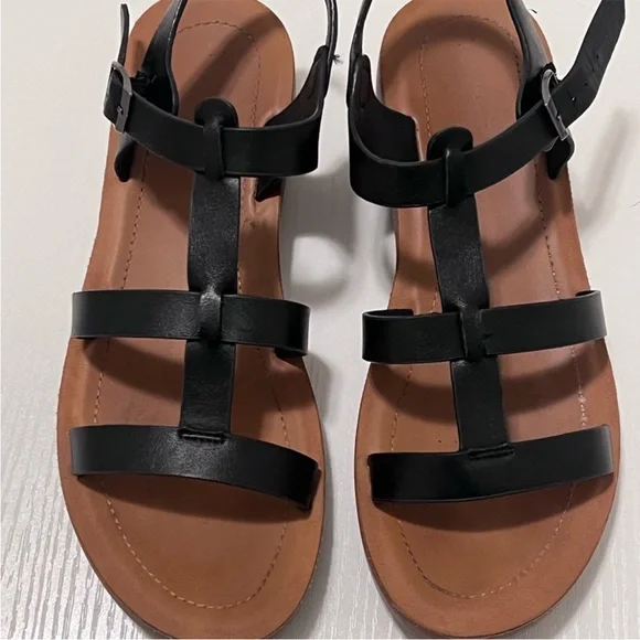 Women's Black Sandals - Picture 3 of 6